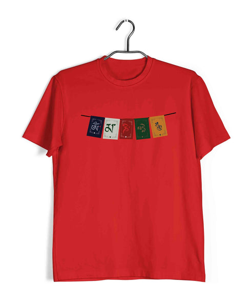 Travel LADAKH FLAG Travel Casual Graphic Printed T-Shirt for Men